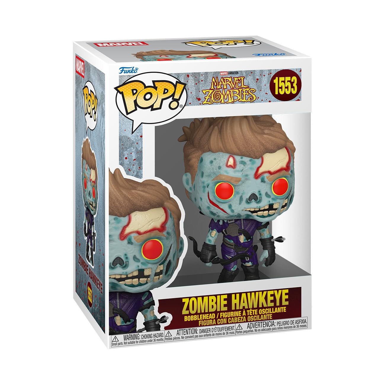 Funko POP! Marvel: Marvel Zombies S4 – Zombie Hawkeye - Collectable Vinyl Figure - Gift Idea - Official Merchandise - Toys For Kids & Adults - Comic Books Fans - Model Figure for Collectors