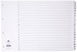 Concord Classic Index Mylar-reinforced Punched 4 Holes 1-20 A3 White Ref 04801/CS48