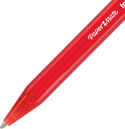 Paper Mate InkJoy 100RT Retractable Ballpoint Pens | Medium Point (1.0mm) | Red | 20 Count