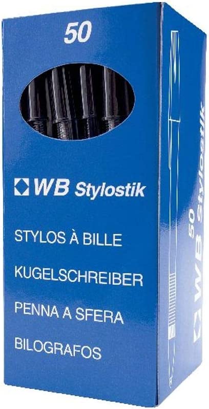 Whitebox Ball Point Pen Black Medium