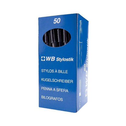 Whitebox Ball Point Pen Black Medium