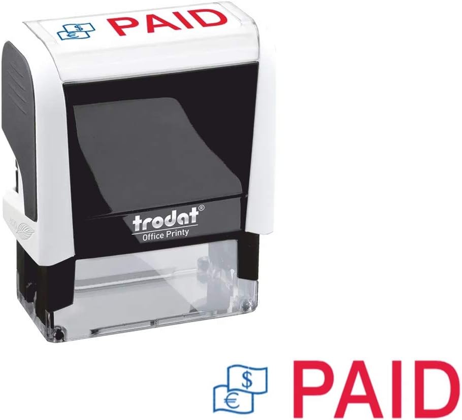 Trodat Office Printy Tampon Mot "Paid"