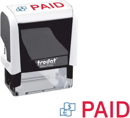 Trodat Office Printy Tampon Mot "Paid"