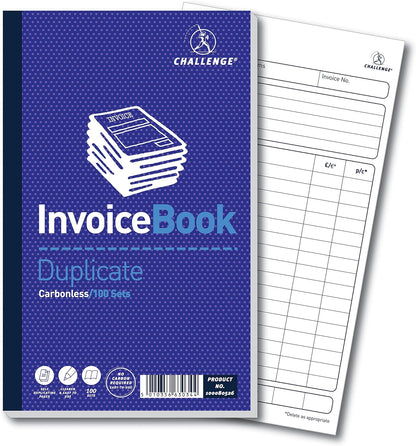 Challenge Duplicate Book - Cuadernos con papel autocopiativo (Paquete de 5)