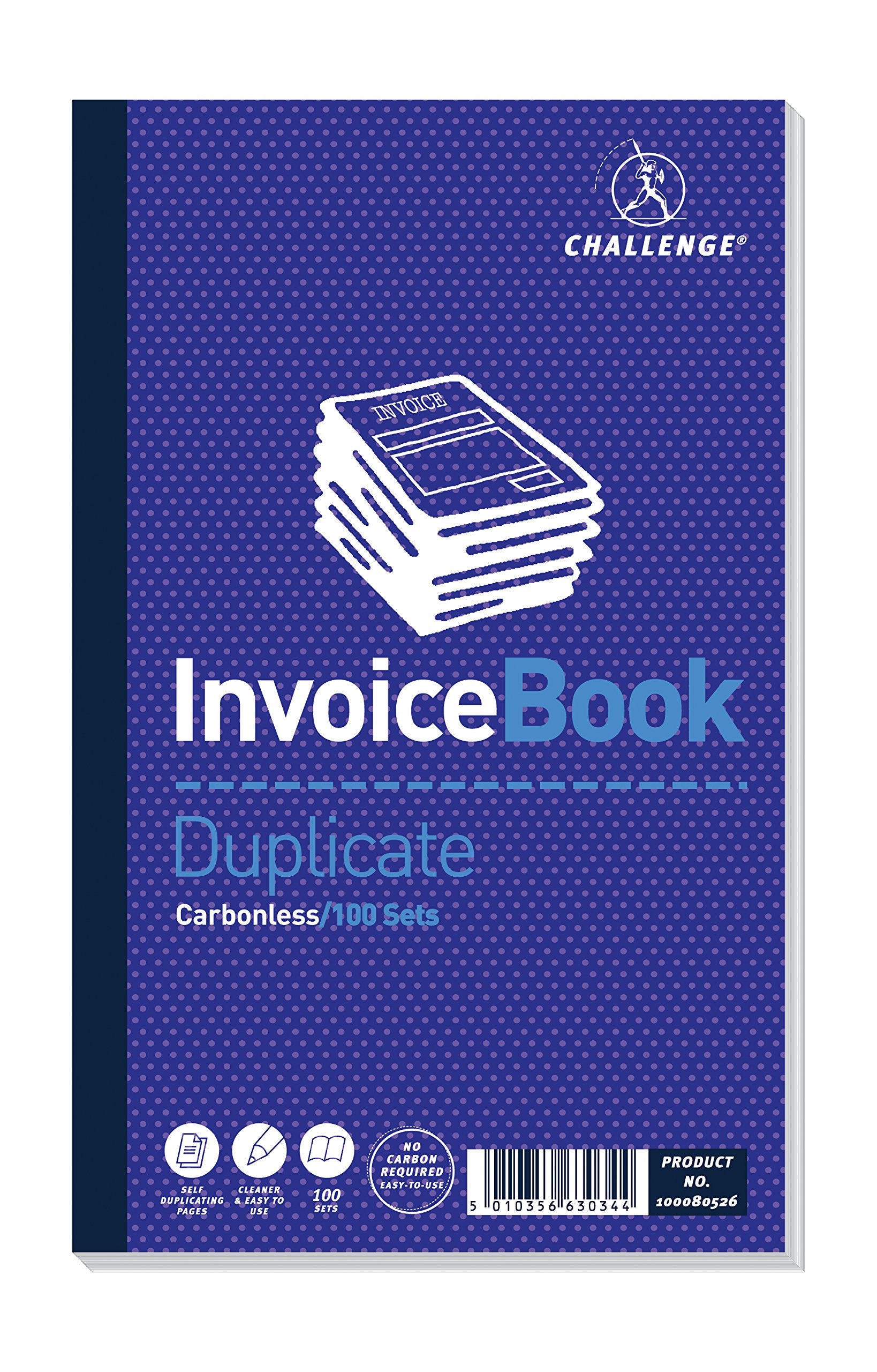 Challenge Duplicate Book - Cuadernos con papel autocopiativo (Paquete de 5)