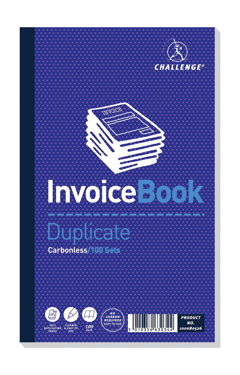 Challenge Duplicate Book - Cuadernos con papel autocopiativo (Paquete de 5)