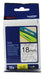 Brother TZe-141 Labelling Tape Cassette, 18 mm (W) x 8 m (L), Laminated, Brother Genuine Supplies