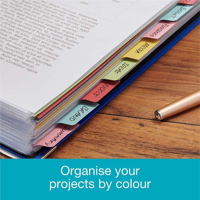 Elba Divider, Assorted, Elba A4+ (Extra Wide), Set 1