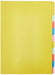 Concord Subject Dividers 230 Micron Upright 10-Part A3 Ref 70299/J2