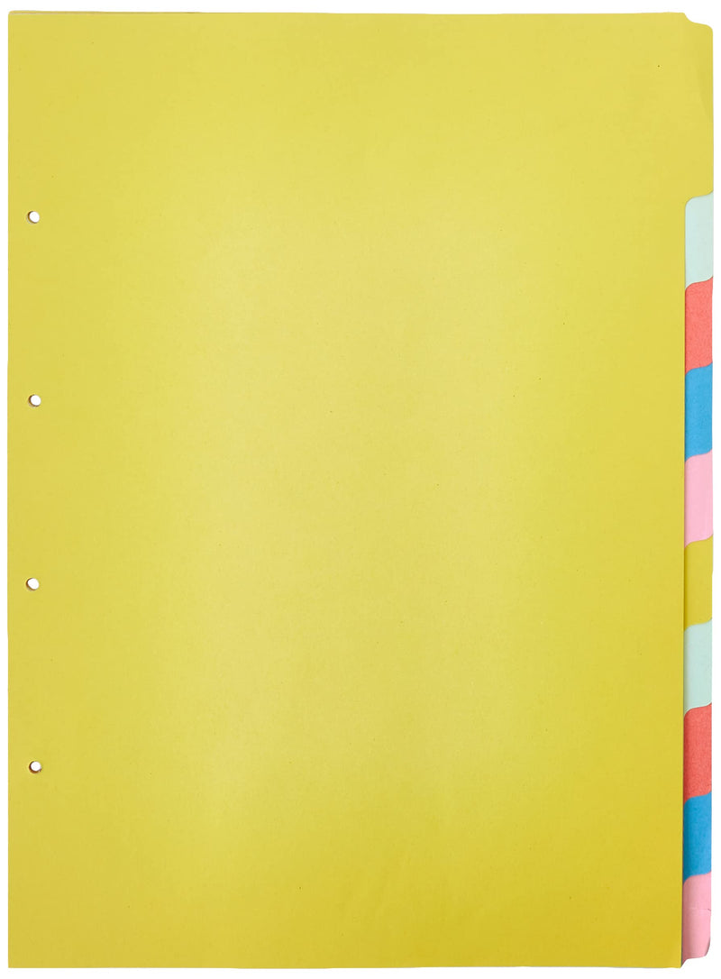 Concord Subject Dividers 230 Micron Upright 10-Part A3 Ref 70299/J2