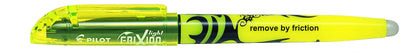 Pilot Frixion Light Erasable Highlighter - Yellow, Pack of 12