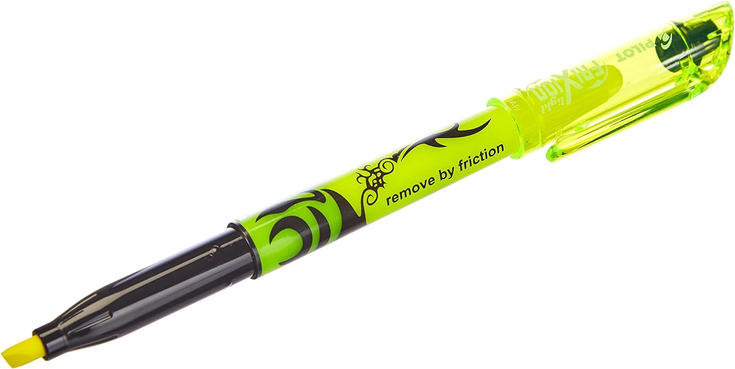 Pilot Frixion Light Erasable Highlighter - Yellow, Pack of 12