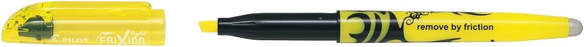 Pilot Frixion Light Erasable Highlighter - Yellow, Pack of 12
