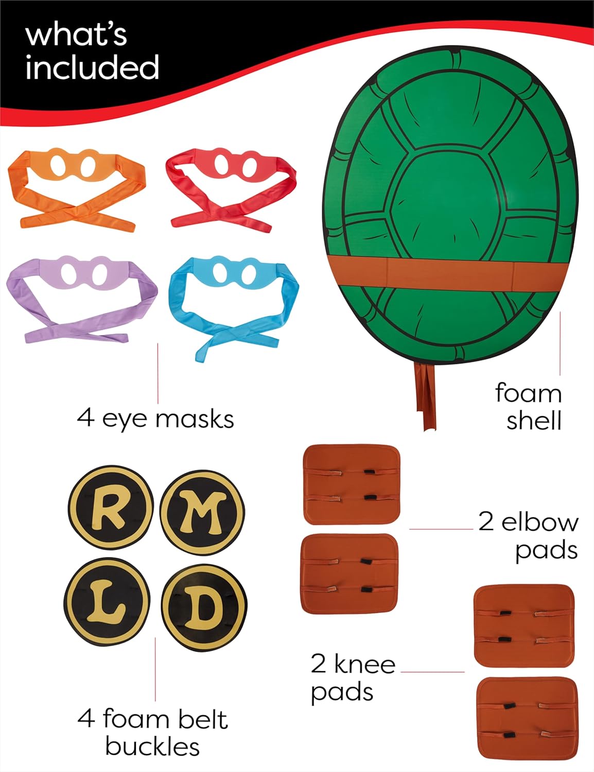 Rubies - Tmnt Adult Accessory Kit (2000275)