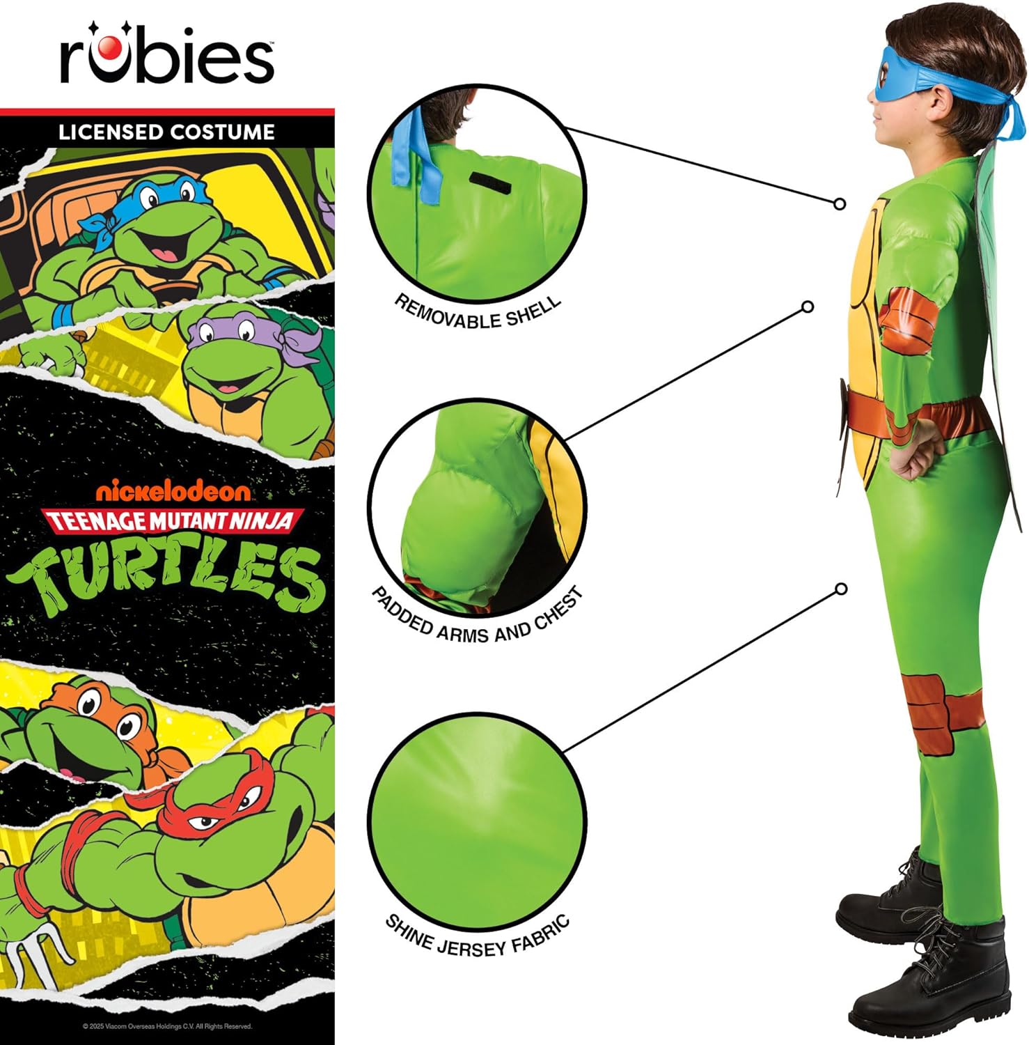 Rubies - Tmnt Child Costume (134-140 Cm)