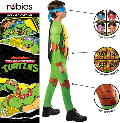 Rubies - Tmnt Child Costume (110-116 Cm)
