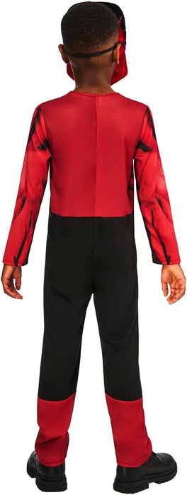 Rubies Officiële Marvel Red Hulk klassieke kinderkostuum, superheldenkostuum voor kinderen, maat 5-6 jaar