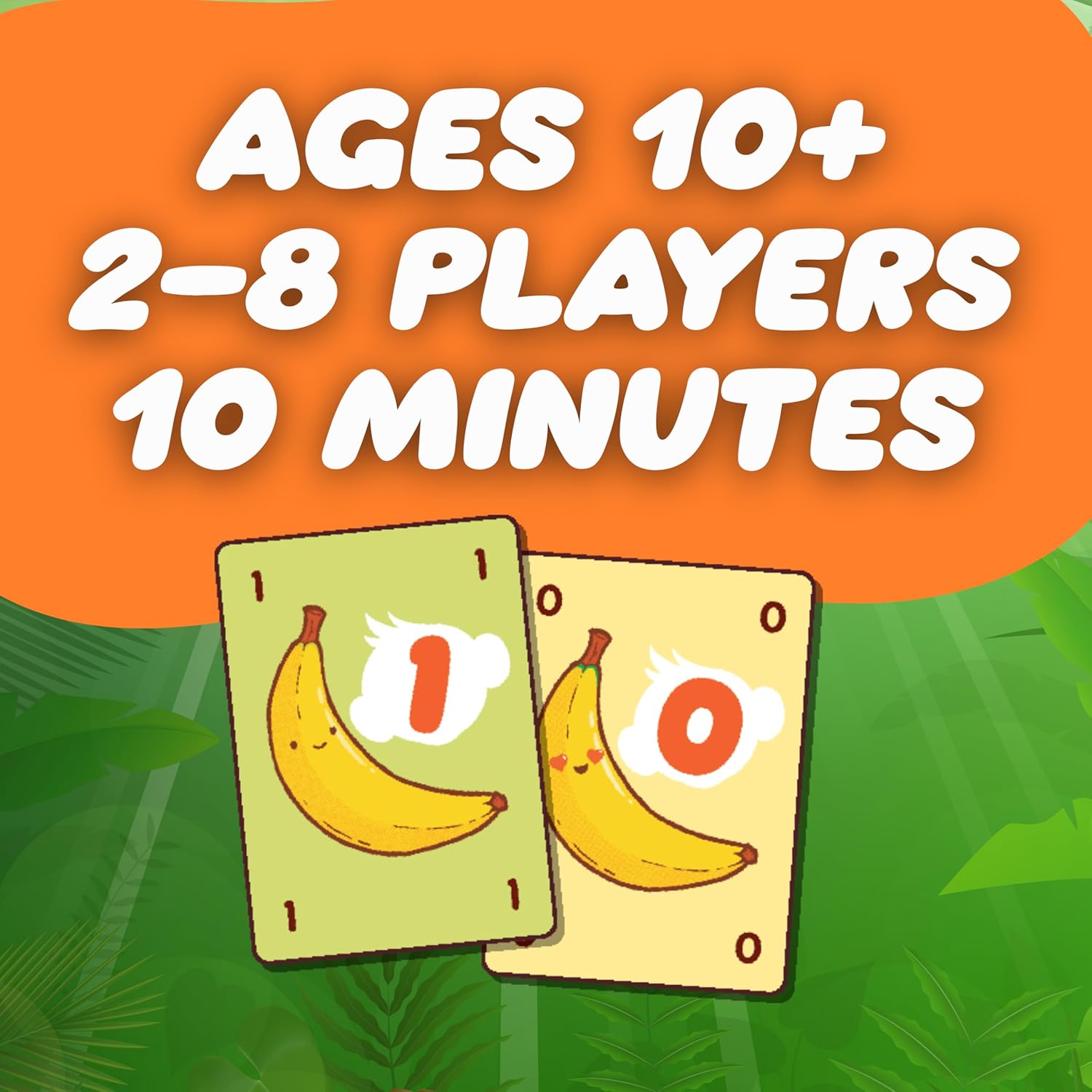 Monkey Mayhem Fun Card Game –A game of champs, chumps, and chimps!| Hilarious Strategy Game for 2-8 Players, Ages 10+ | Includes 107 Cards, Banana & Wrench
