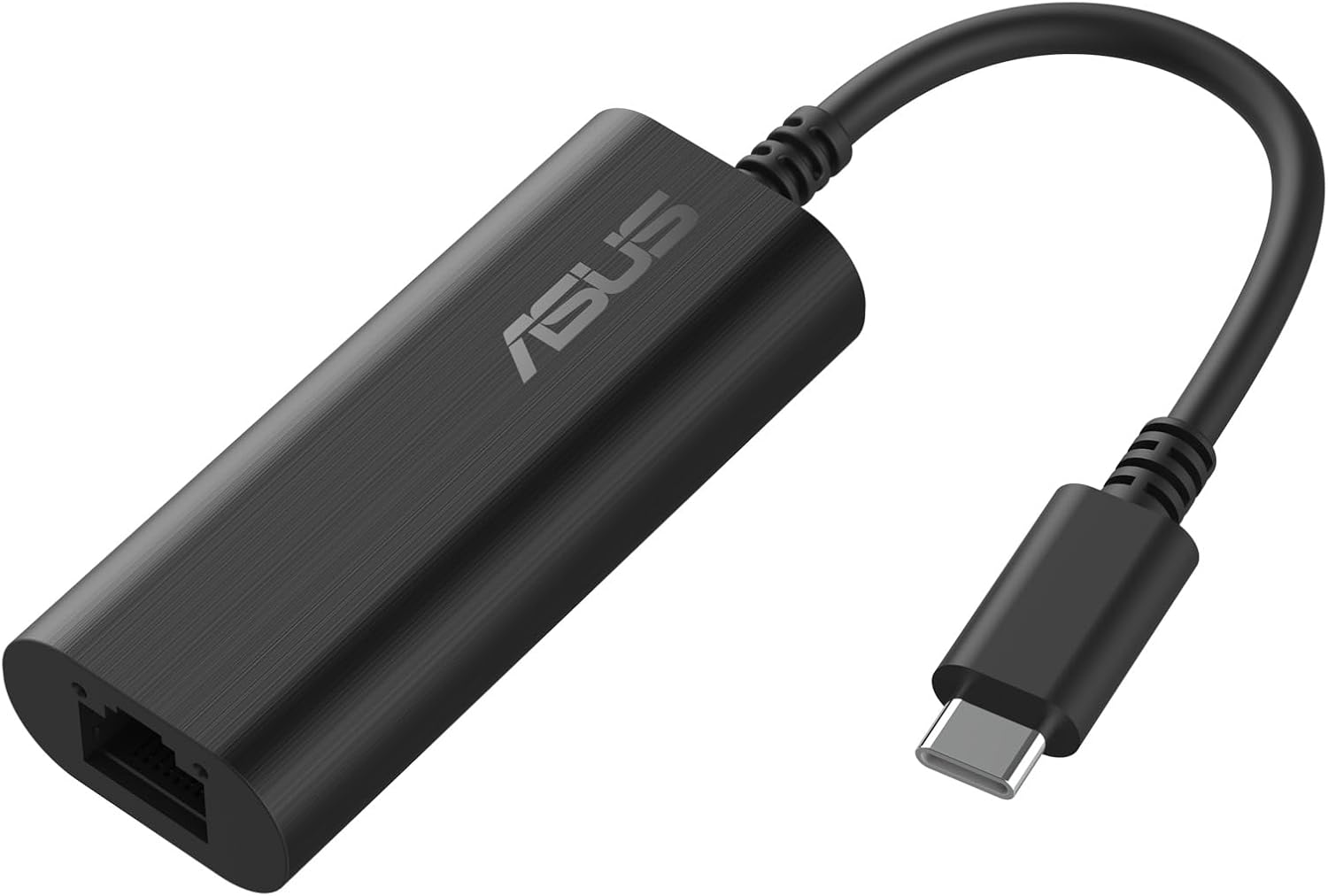 ASUS USB-C2500 V2, Adattatore Ethernet da 2.5G, Compatibile con 2.5G/1G/100Mbps, Facile Installazione, Ampia Compatibilità grazie alla Porta USB, Compatto e Adatto per i Viaggi, Nero