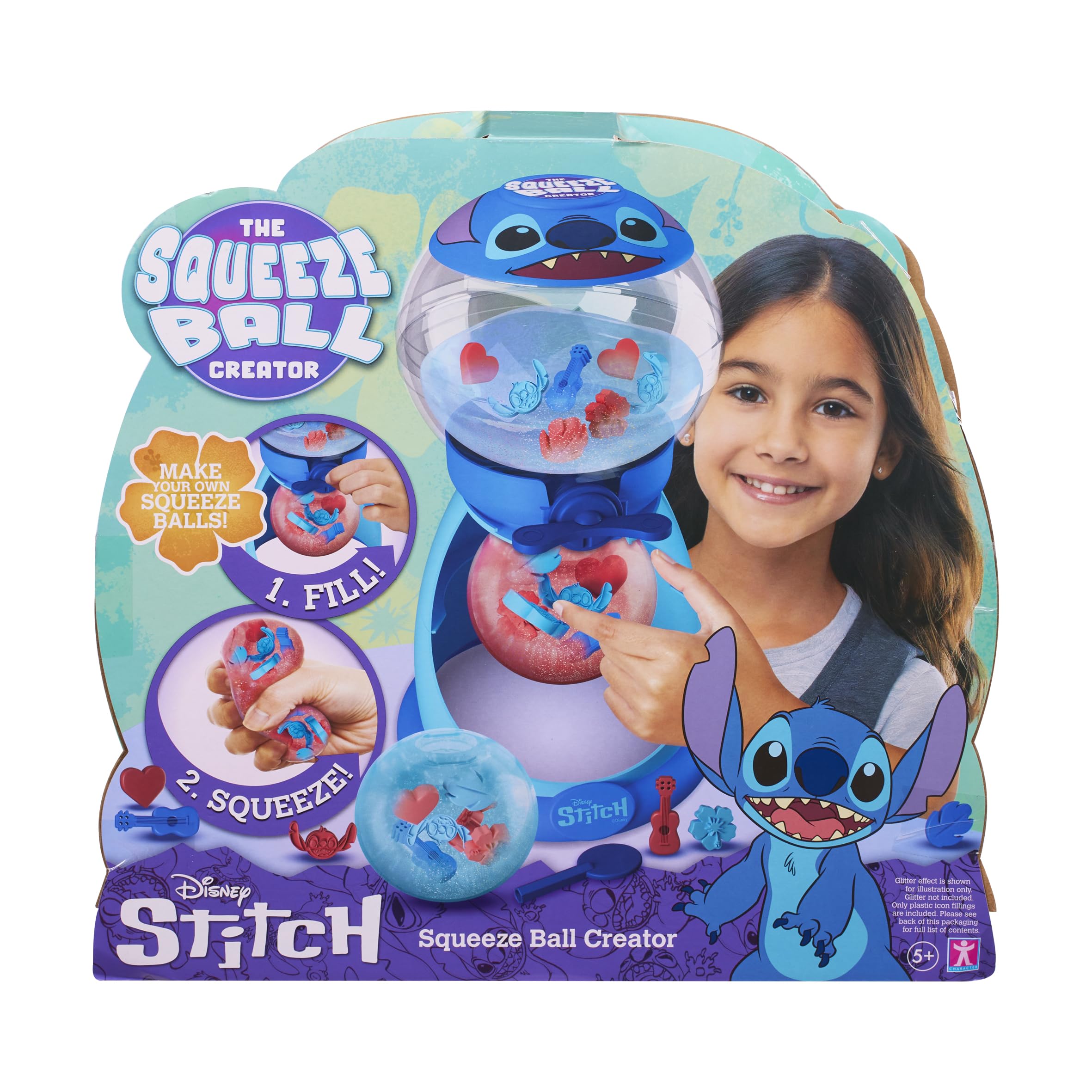 The Squeeze Ball Creator Disney Stitch Make your own reusable squeezeballs with themed add ins Offical Disney Stitch merchandise