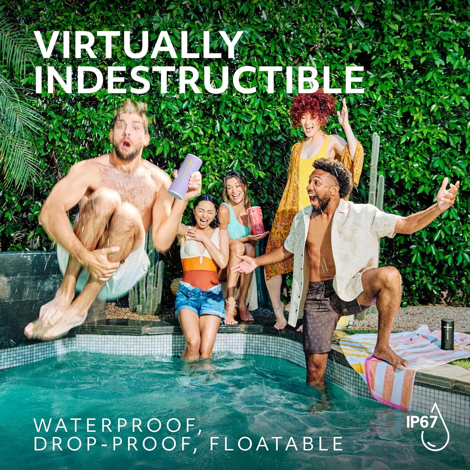 Ultimate Ears BOOM 4 Altoparlante Portatile Bluetooth, Impermeabile e Galleggiante, con Suono a 360° Potente, Avvolgente e Cristallino, 15 Ore di Batteria e Raggio d’Azione di 45m - Nero BOOM 4 Nero, Ultimate Ears BOOM 4 Portable Waterproof Bluetooth Spea