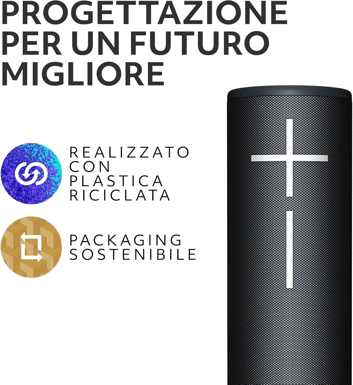 Ultimate Ears BOOM 4 Portable Waterproof Bluetooth Speaker With 360-Degree, Bold, Immersive, Crystal-Clear Sound, Floating Speaker With 15-Hour Battery and 45 m (147 ft) Range, USB-C - Black