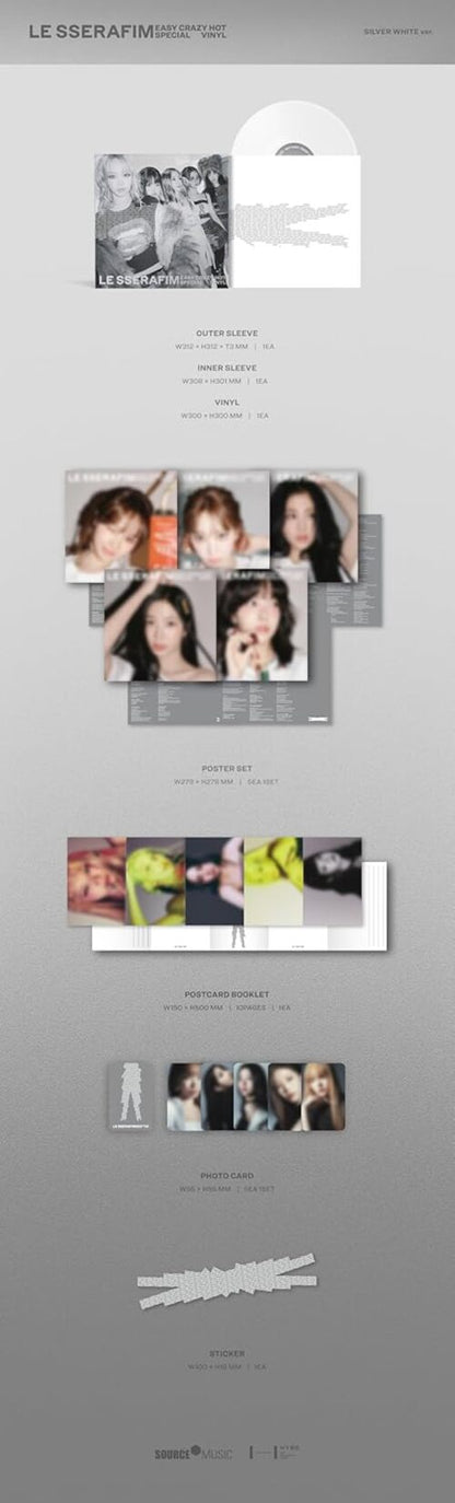 EASY-CRAZY-HOT SPECIAL VINYL (SILVER WHITE Ver.)