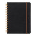 Midori 15222006 Ring Notebook, Grain, B6 Transformation, Black