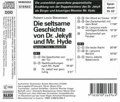 Die seltsame Geschichte von Dr. Jekyll und Mr. Hyde: 153 Min..
