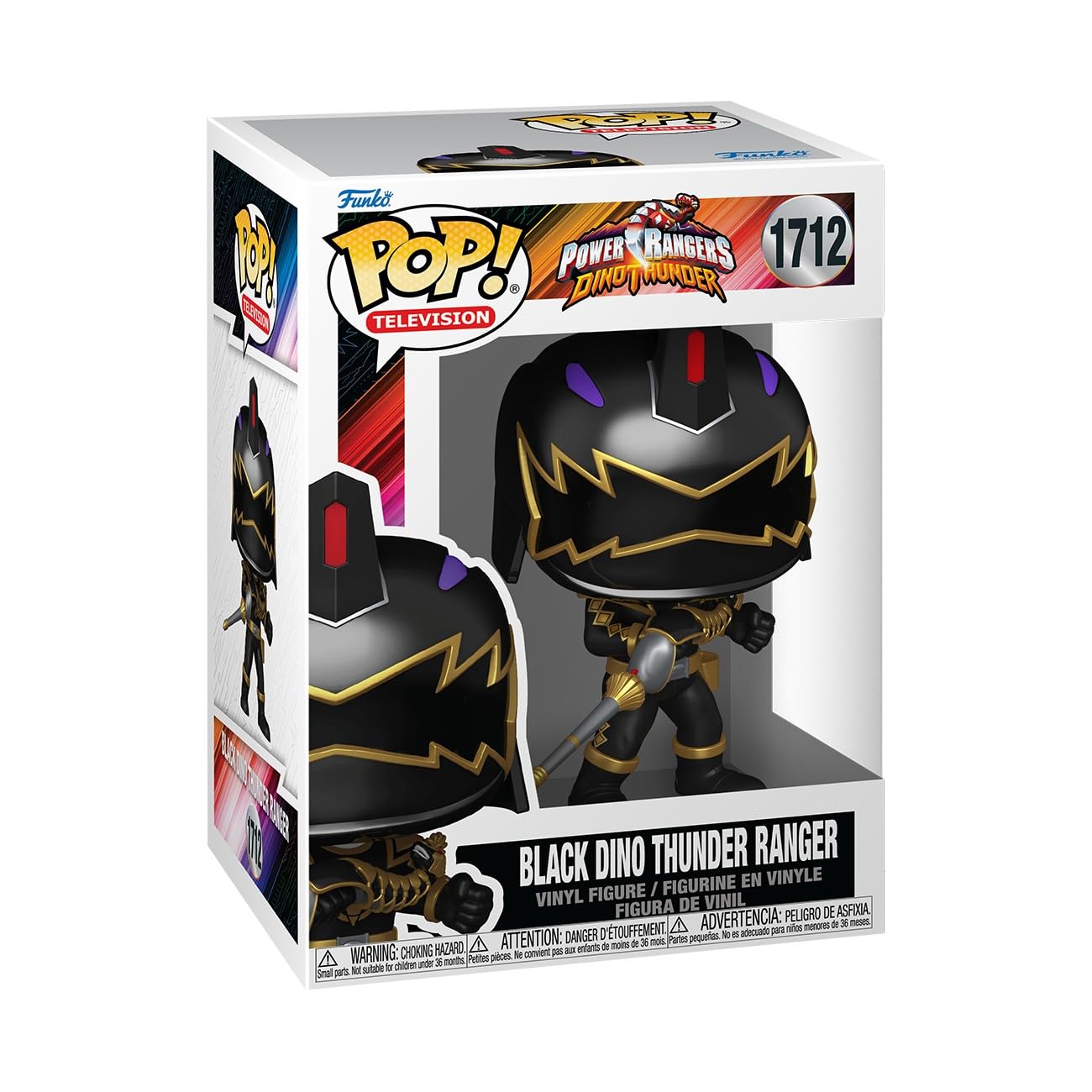 Funko Pop! TV: Power Rangers Dino Thunder - Black Dino Ranger - Collectable Vinyl Figure - Gift Idea - Official Merchandise - Toys for Kids & Adults - TV Fans - Model Figure for Collectors