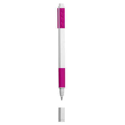 LEGO Iconic Writing Instrument - Gel Pen - 0.7mm Medium Tip (Violet