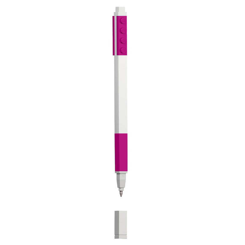 LEGO Iconic Writing Instrument - Gel Pen - 0.7mm Medium Tip (Violet