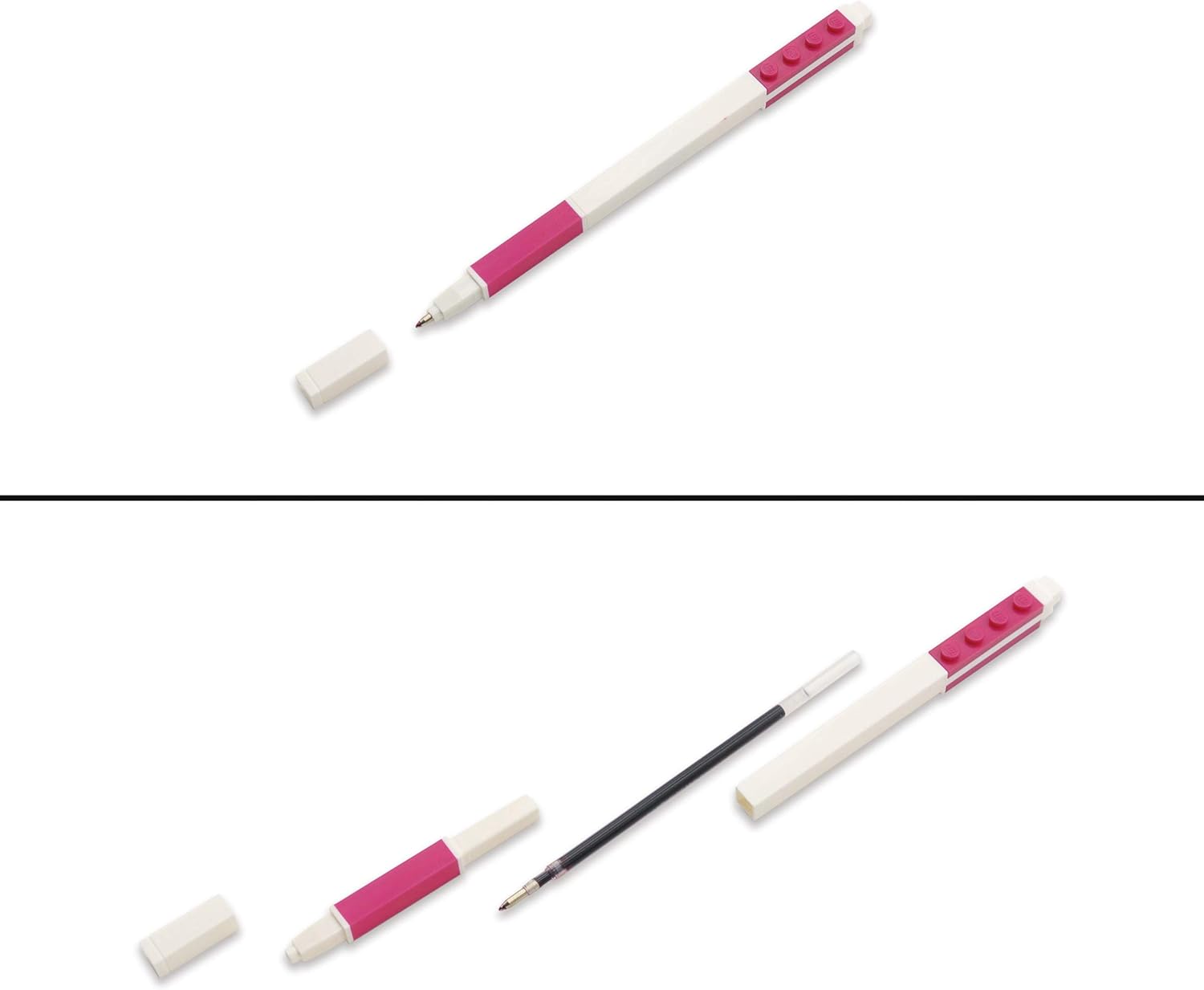 LEGO Iconic Writing Instrument - Gel Pen - 0.7mm Medium Tip (Violet