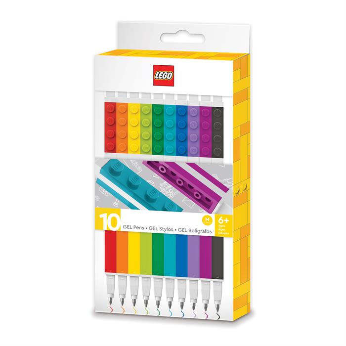 LEGO Stationery Gel Pen - 10 Pack
