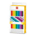 IQ LEGO Stationery 10 Pack Gel Pens (53100), Ages 6+, includes 10 gel pens, Black,Blue,Green,Lime,Orange,Violet