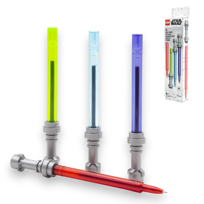 IQ LEGO Star Wars Lightsaber Gel Pen Set (4 Pack)