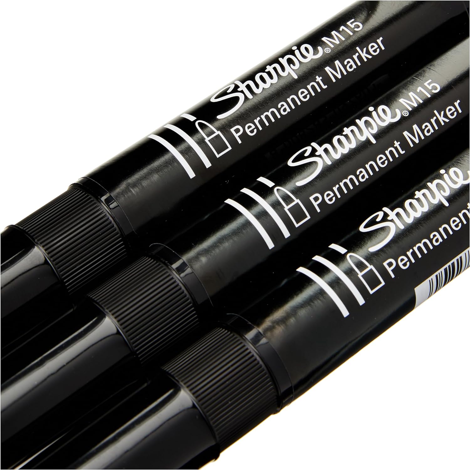 Sharpie M15 Permanent Markers | Bullet Tip | Black | 12 Count