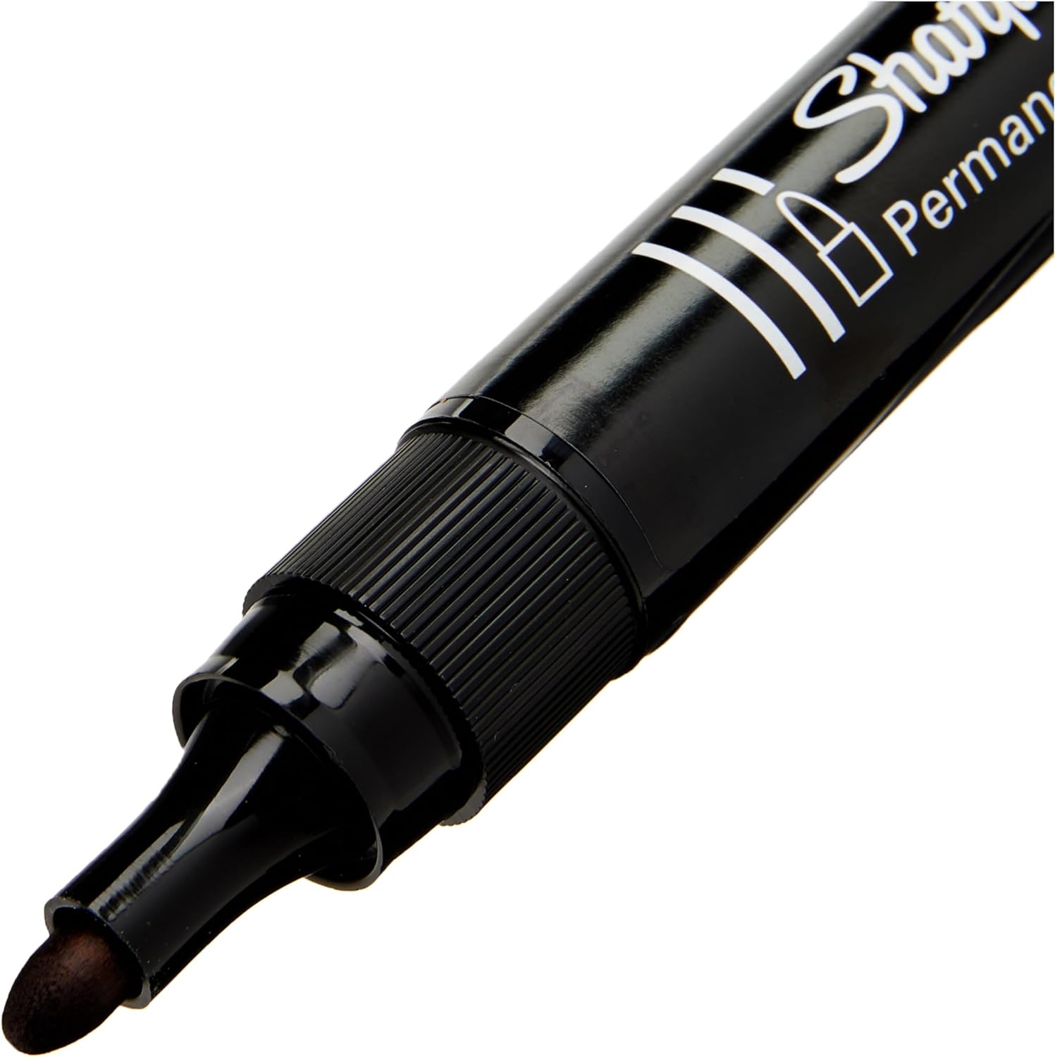 Sharpie M15 Permanent Markers | Bullet Tip | Black | 12 Count