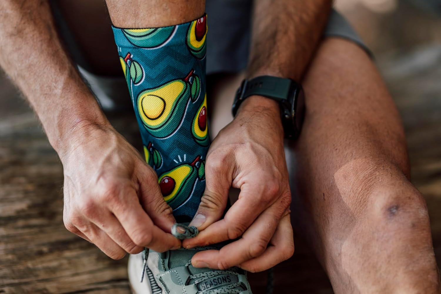 Sox Avacado Crew Socks