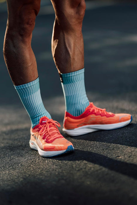 Sox Footwear Slight Turquoise Crew Socks