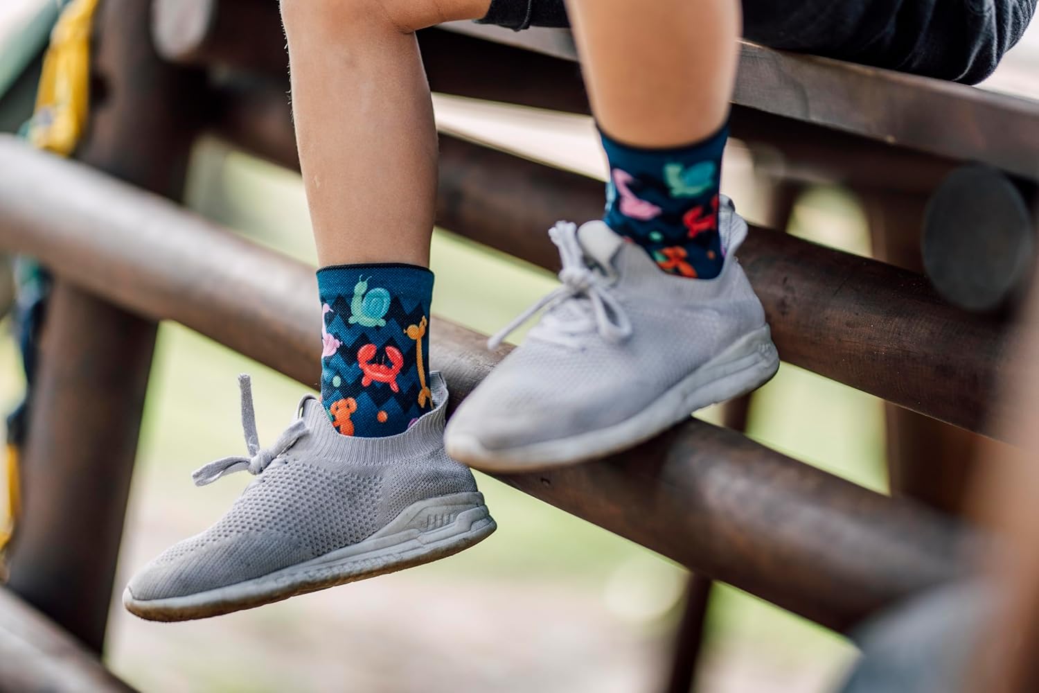 Sox Footwear Balloon Animals and Blocks Crew Socks Kids Pack