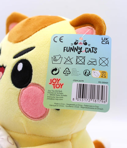 Joytoy - Funny Cats 24179 Funny Cat with Rice - 25 cm Plush