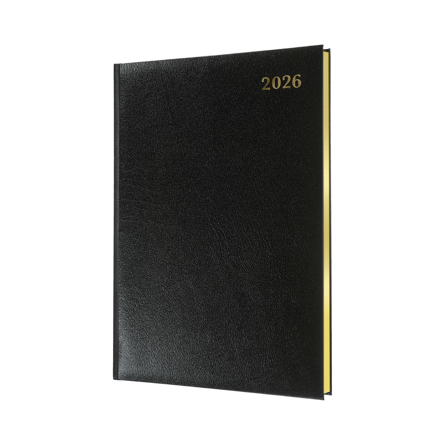 Collins - Management - Quarto 2026 12 Month Calendar Year Planner, Week-To-View with Appointments Diary - Black (QB7.99-25