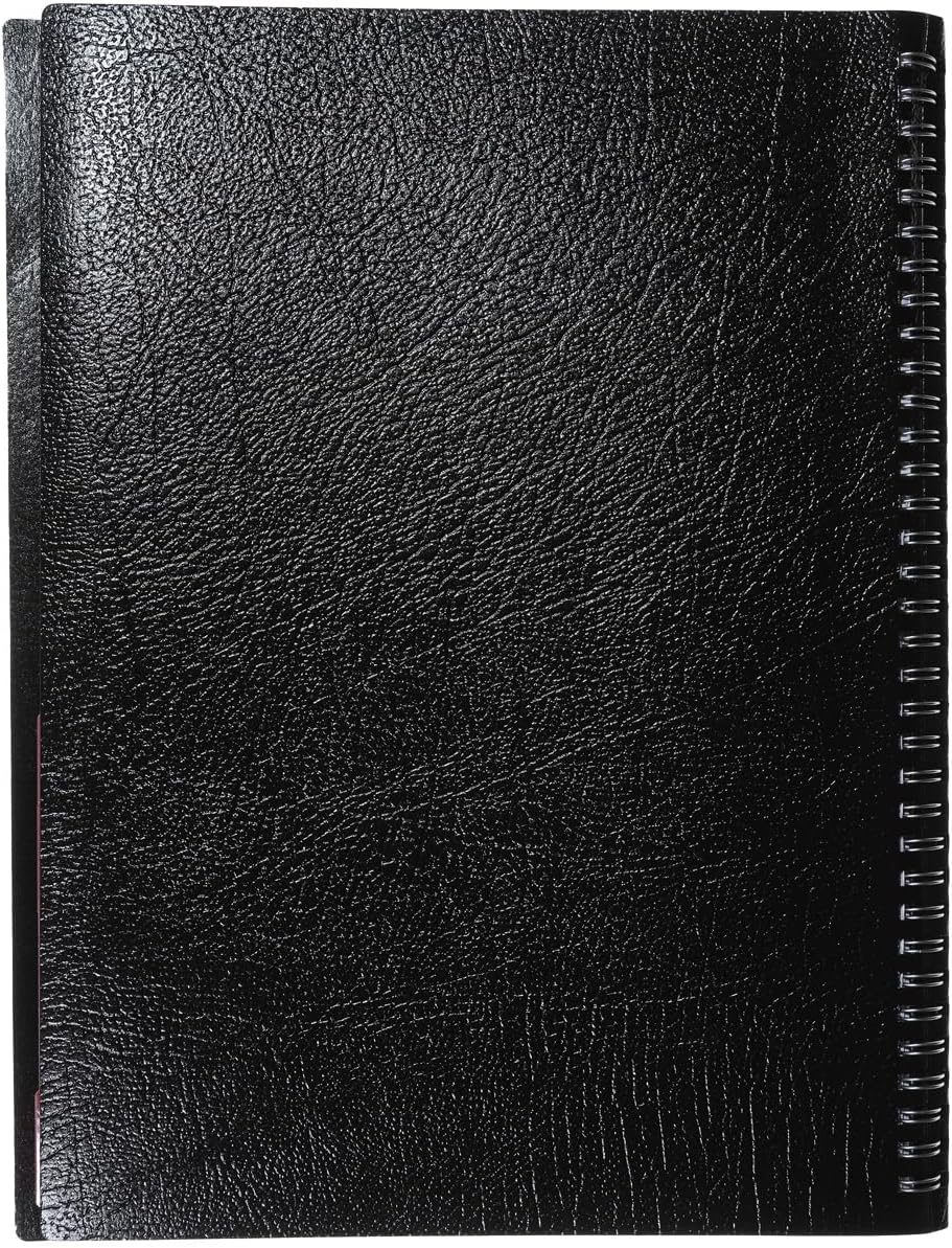 Collins - Leadership - 2026 12 Month Calendar Year Planner, Day-To-Page with Hourly Appointments Diary, A4 - Black (CP6743.99-26