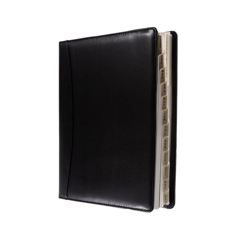 Collins - Elite - Executive 2026 12 Month Calendar Year Planner, Day-To-Page with Appointments Diary - Black (1100V.99-26