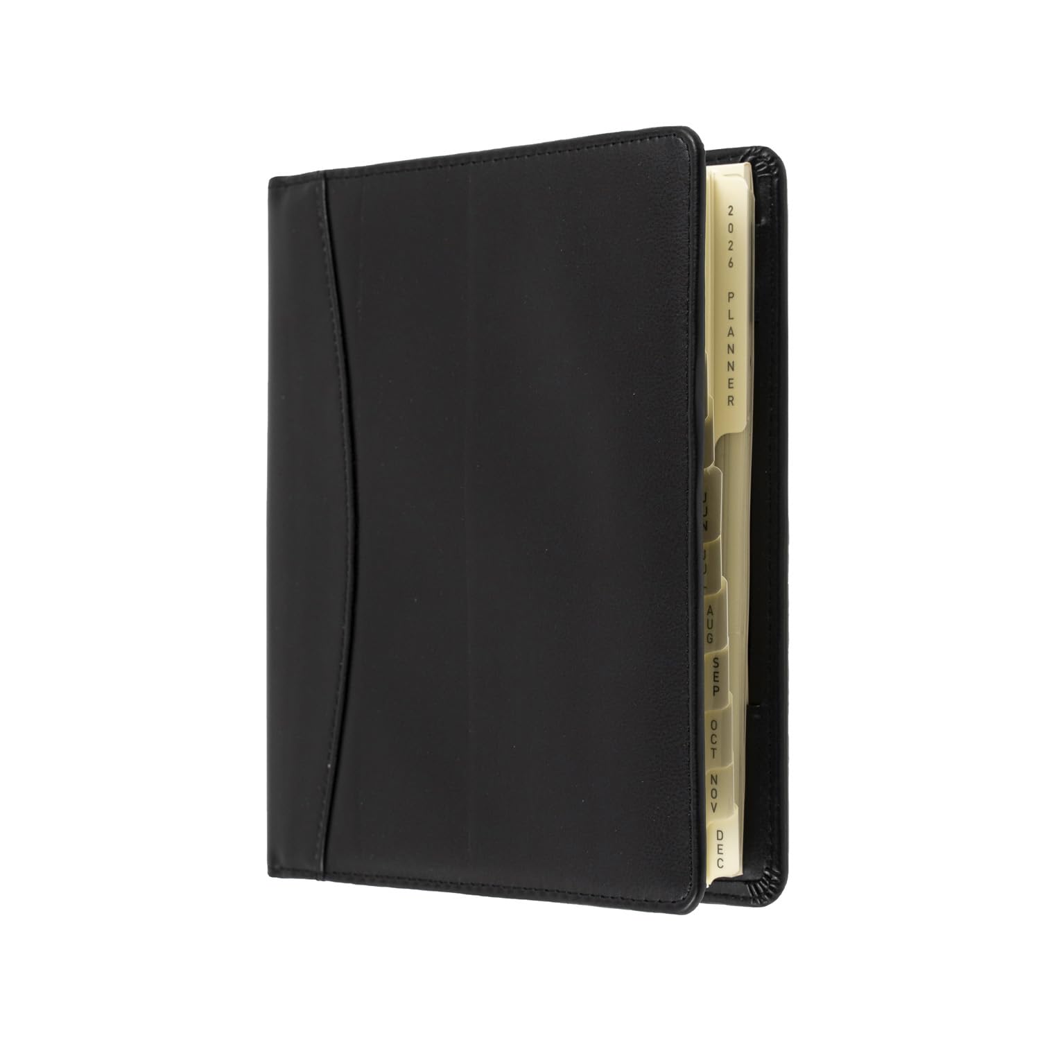 Collins - Elite - Compact 2026 12 Month Calendar Year Planner, Day-To-Page with Appointments Diary - Black (1140V.99-26
