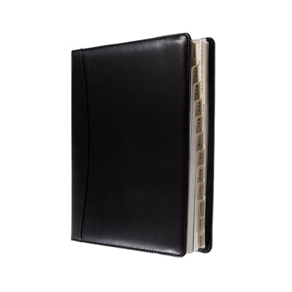 Collins - Elite - Compact 2026 12 Month Calendar Year Planner, Week-To-View with Appointments Diary - Black (1150V.99-26