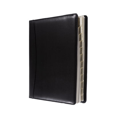 Collins - Elite - Manager 2026 12 Month Calendar Year Planner, Week-To-View with Appointments Diary - Black (1190V.99-26