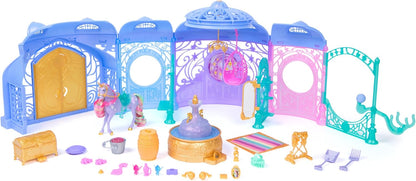 Unicorn Academy, Starglow Fountain & Stable Playset with Wildstar, Lights and Sounds, 24 Accessories, Dolls and Unicorn Toys for Girls Aged 4 and up