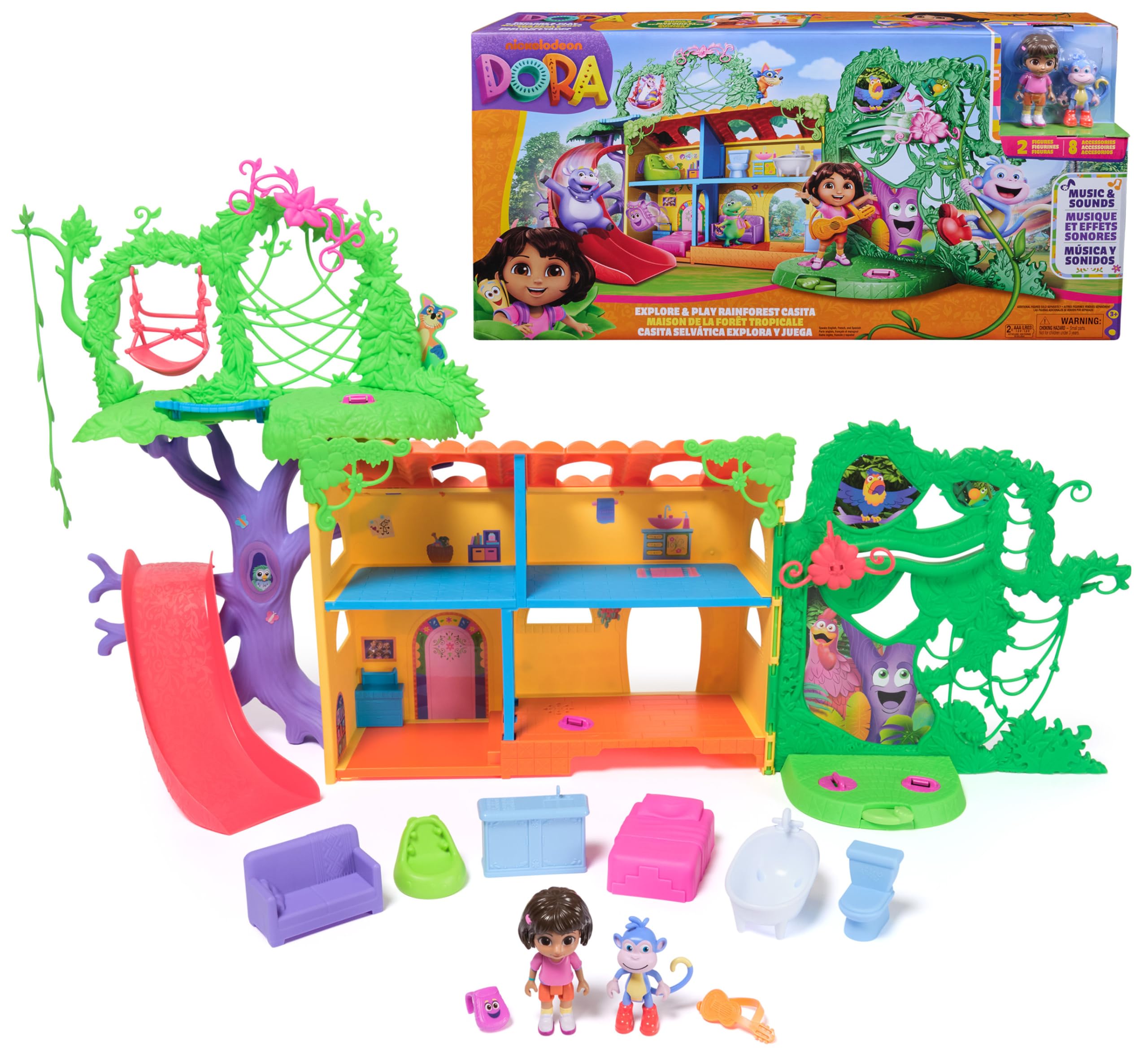 Dora The Explorer Playset CasitaPlyst EN FR SP, 6072778